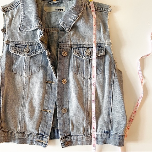 𝅺💝(3/$25) Topshop Denim Vest - Picture 4 of 7